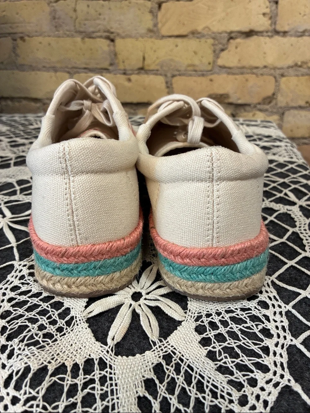 Tretorn Nylite Plus Espadrille Platform Sneakers, size 9.5